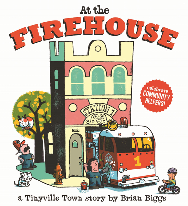 Бумажная книга «At the Firehouse. A Tinyville Town Book» - фото №1