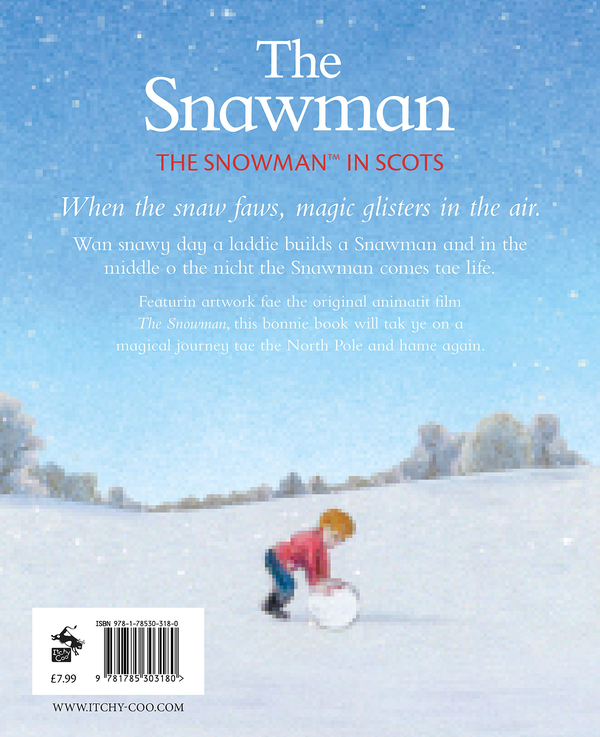 Паперова книга «The Snawman. The Snowman in Scots», автор Реймонд Бріггс - фото №1