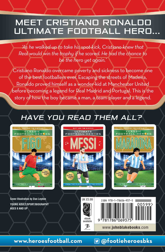 Бумажная книга «Ronaldo (Ultimate Football Heroes - Limited International Edition)», авторов Мэтт Олдфилд, Том Олдфилд - фото №1