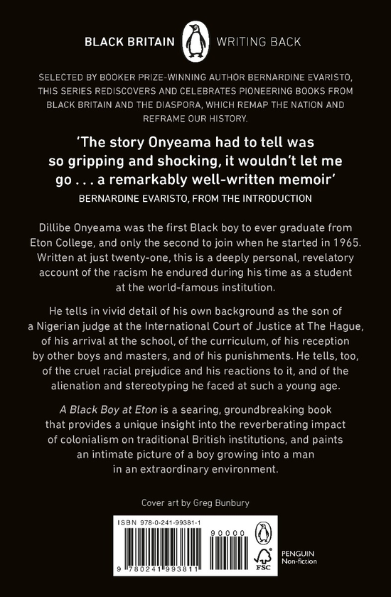 Бумажная книга «A Black Boy at Eton», автор Диллиб Оньима - фото №1