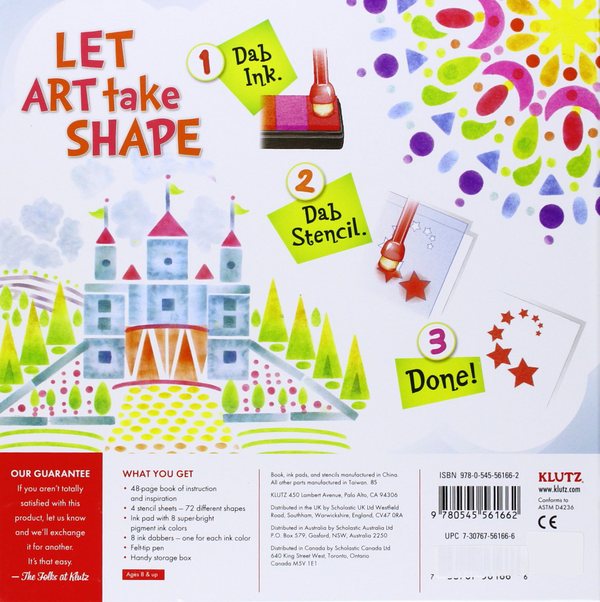 Бумажная книга «Stencil Art Book» - фото №1