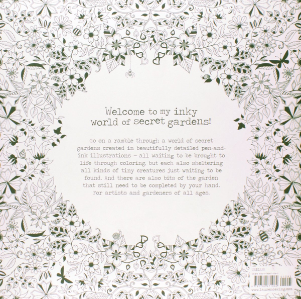 Бумажная книга «Secret Garden. An Inky Treasure Hunt and Colouring Book», автор Джоанна Басфорд - фото №1