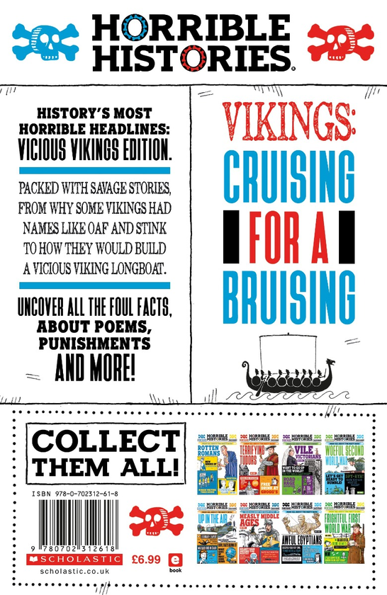 Бумажная книга «Vicious Vikings», автор Терри Дири - фото №1