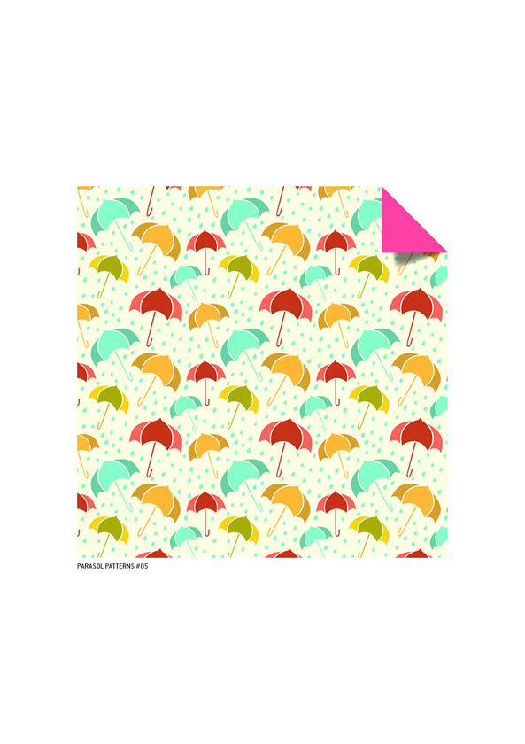 Бумажная книга «Origami Paper. Parasol Patterns. 48 Sheets» - фото №1