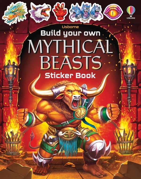 [object Object] «Build Your Own Mythical Beasts. Sticker Book», автор Саймон Тадхоуп - фото №1
