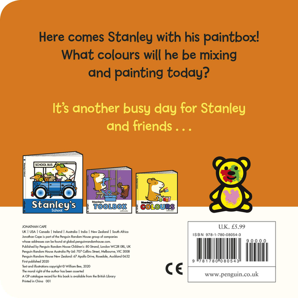Паперова книга «Stanley's Paintbox», автор Вільям Бі - фото №1