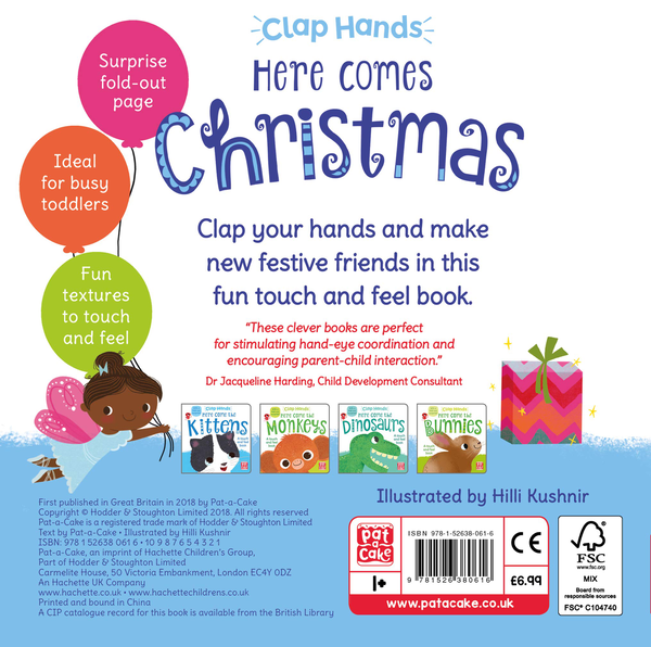 Паперова книга «Clap Hands. Here Comes Christmas» - фото №1