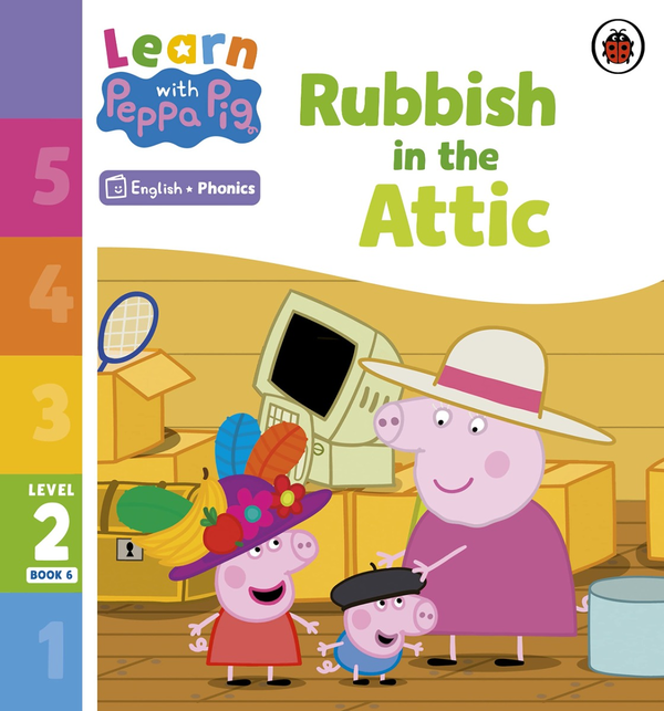 [object Object] «Learn with Peppa Phonics Level 2 Book 6. Rubbish in the Attic » - фото №1