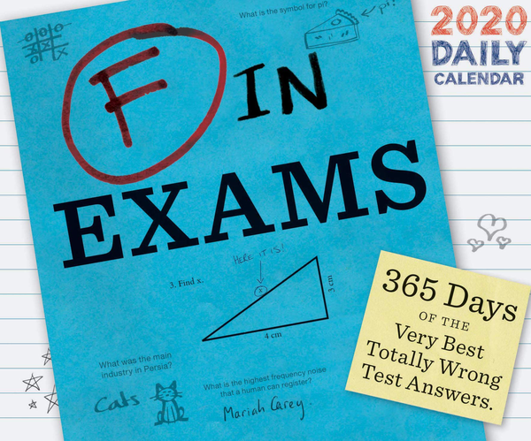 Паперова книга «F in Exams 2020 Daily Calendar», автор Річард Бенсон - фото №1