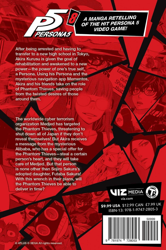 Бумажная книга «Persona 5. Volume 8», автор Хисато Мурасаки - фото №1
