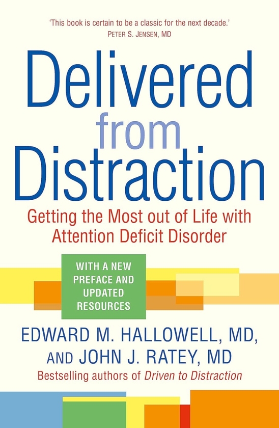Паперова книга «Delivered from Distraction», авторів Едвард Гелловелл, Джон Рейті - фото №1