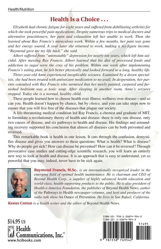 Бумажная книга «Never be Sick Again», автор Рэймонд Фрэнсис - фото №1