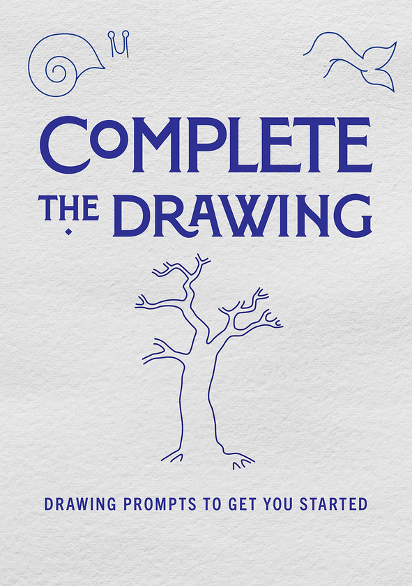 Бумажная книга «Complete the Drawing. Drawing Prompts to Get You Started» - фото №1