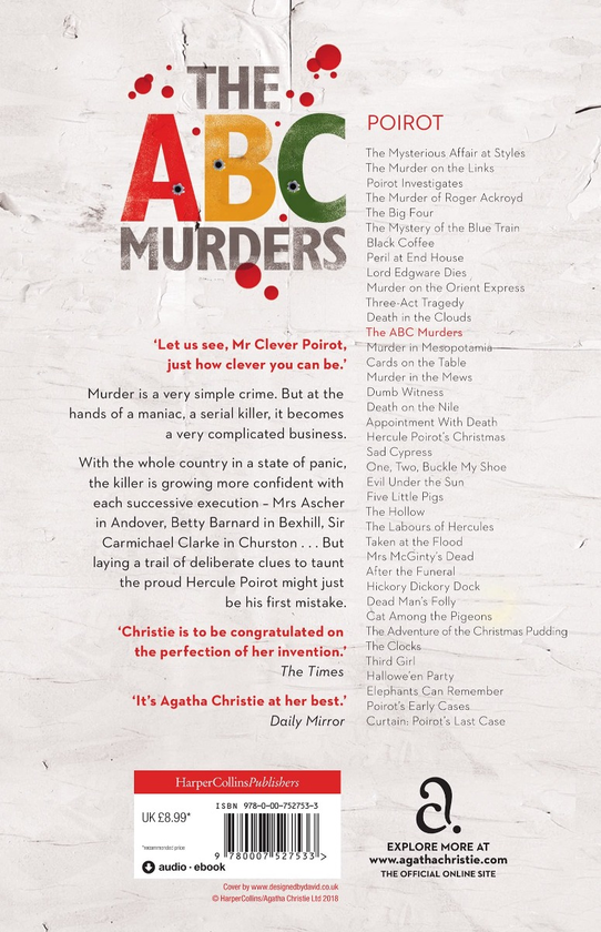 Бумажная книга «The ABC Murders», автор Агата Кристи - фото №1