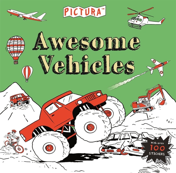 Бумажная книга «Pictura Puzzles Awesome Vehicles», авторов Мэнди Арчер, Клэр Сипи - фото №1