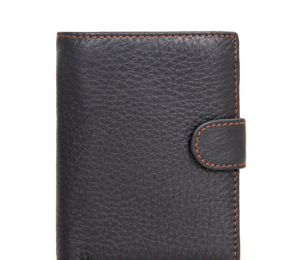 «Портмоне шкіряне чорне Tiding Bag (8129A)», бренду Tiding Bag - фото №1