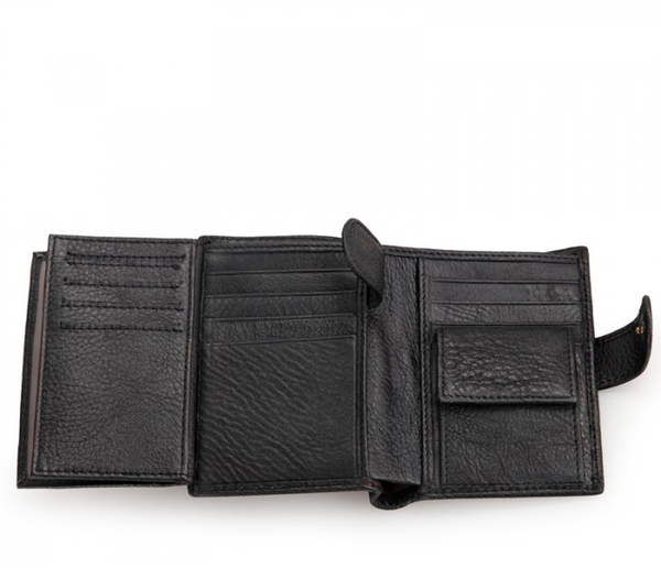 «Портмоне шкіряне чорне Tiding Bag (8129A)», бренду Tiding Bag - фото №1