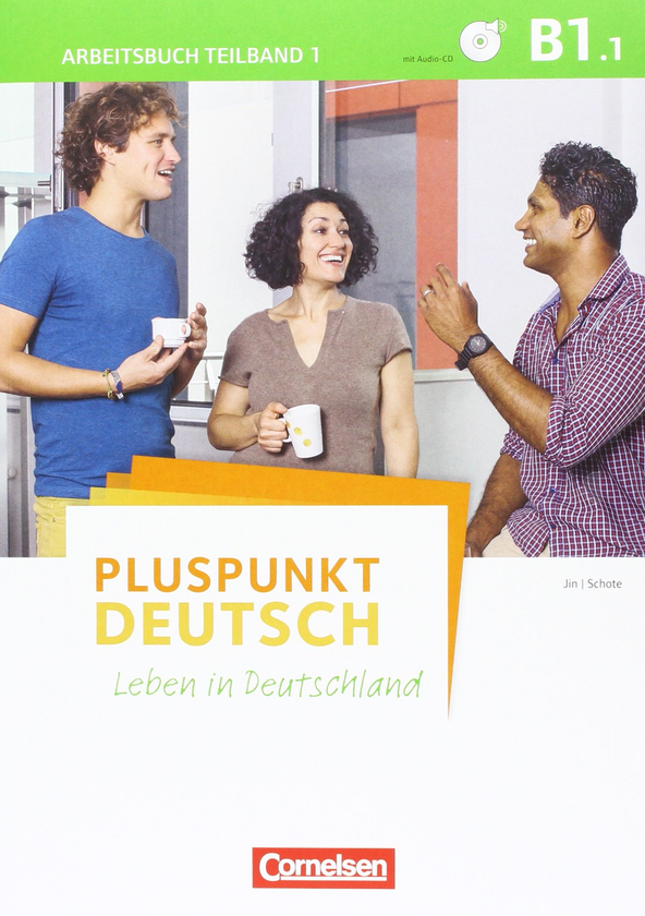 Бумажная книга «Pluspunkt Deutsch - Leben in Deutschland Allgemeine Ausgabe · B1: Gesamtband. Arbeitsbuch mit Lösungsbeileger und Audio-CD», авторов Йоахим Шот, Фридерик Джин - фото №1