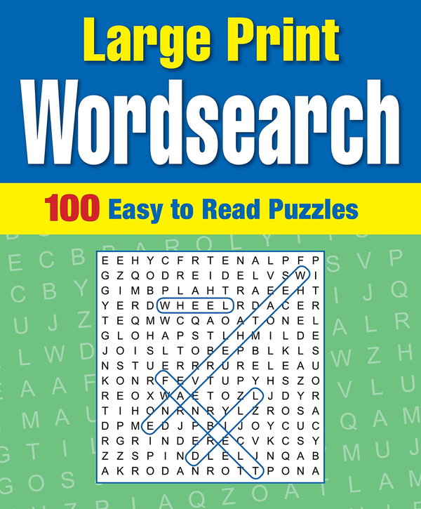 Бумажная книга «Large Print Wordsearch», автор Эрик Сондерс - фото №1