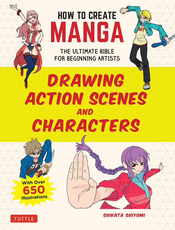 Паперова книга «How to Create Manga. Drawing Action Scenes and Characters», автор Шиката Шийомі - фото №1