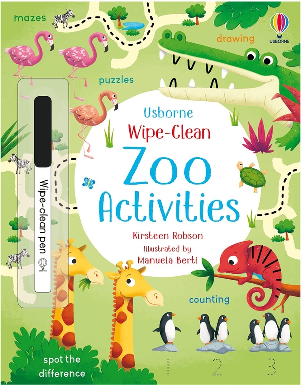 [object Object] «Wipe-Clean Zoo Activities», автор Кирстин Робсон - фото №1