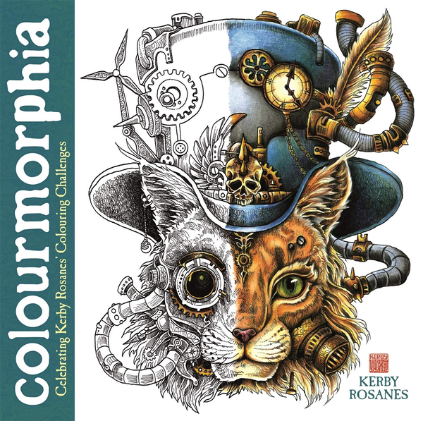 Паперова книга «Colourmorphia. Celebrating Kerby Rosanes' Colouring Challenges», автор Кербі Розанес - фото №1