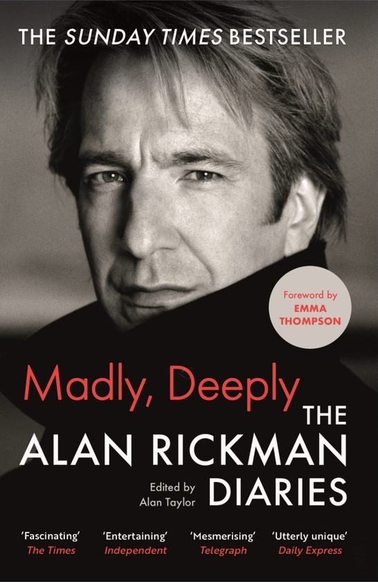 Паперова книга «Madly, Deeply. The Alan Rickman Diaries», автор Алан Рікман - фото №1