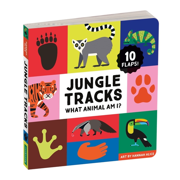 Паперова книга «Jungle Tracks Lift-the-Flap Board Book» - фото №1