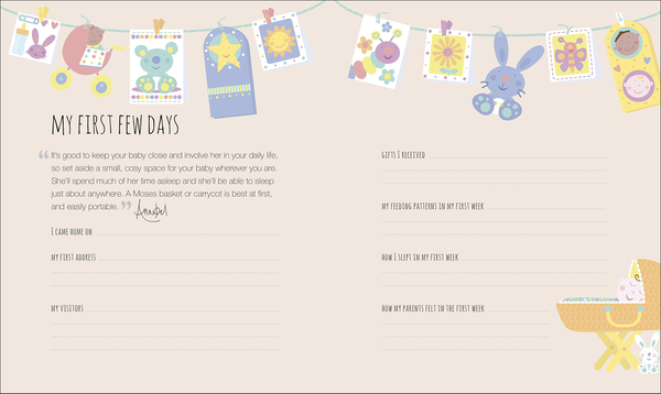 Бумажная книга «Baby's First Year Journal», автор Аннабель Кармель - фото №1