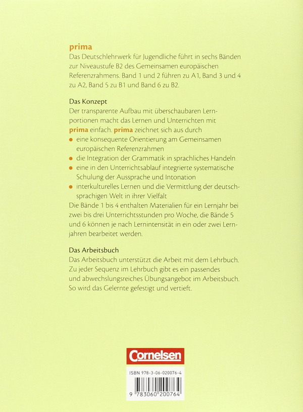 Бумажная книга «Prima-Deutsch Fur Jugendliche. Arbeitsbuch 3», автор Холт Макдугалл - фото №1