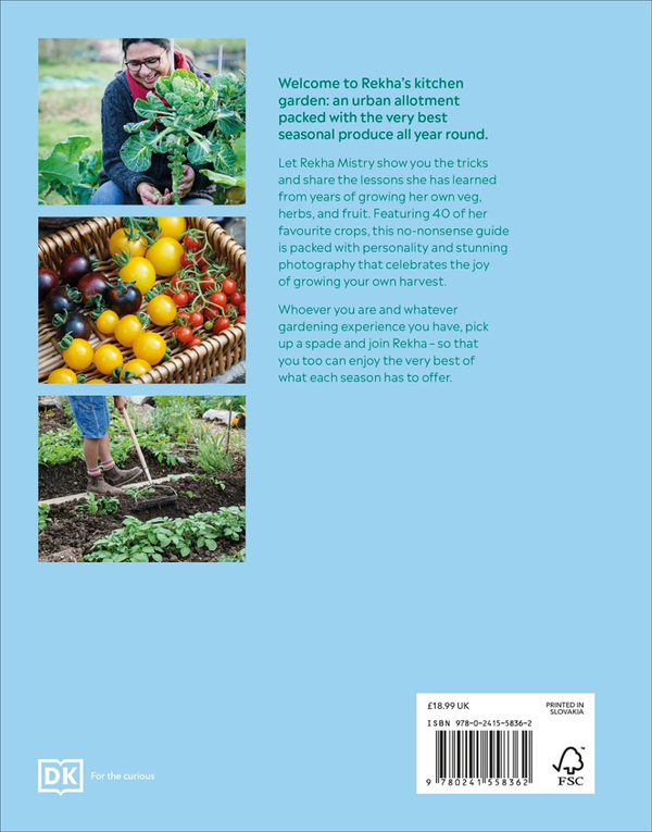 Паперова книга «Rekha's Kitchen Garden», автор Рекха Містрі - фото №1
