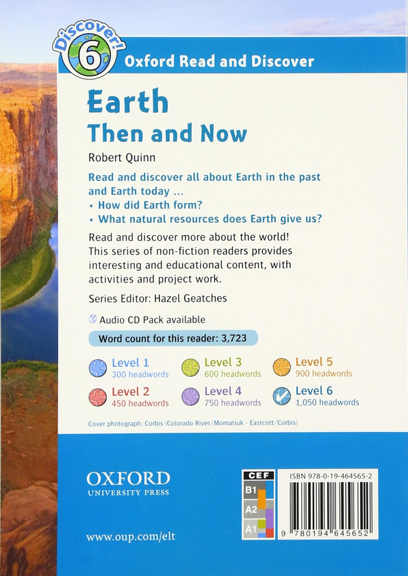 [object Object] «Oxford Read and Discover: Level 6: Earth Then and Now», автор Роберт Куїнн - фото №2 - мініатюра