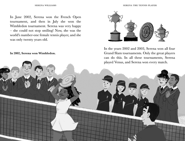 Паперова книга «Penguin Readers. Level 1. The Extraordinary Life Of Serena Williams», автор Шеліна Джанмохамед - фото №1