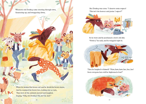Паперова книга «Aesop's Fables, Retold by Elli Woollard», автор Еллі Вуллард - фото №1