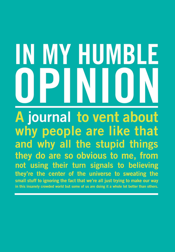 Бумажная книга «In My Humble Opinion. Mini Inner Truth Journal» - фото №1