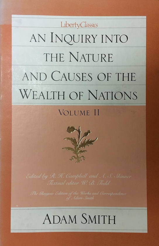 Бумажная книга «An Inquiry into the Nature & Causes of the Wealth of Nations. Volumes 1 and 2», автор Адам Смит - фото №1