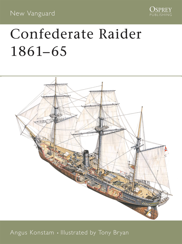 Бумажная книга «Confederate Raider 1861–65», автор Ангус Констам - фото №1