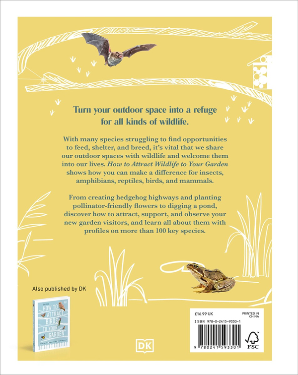 Паперова книга «How to Attract Wildlife to Your Garden», автор Ден Роуз - фото №1