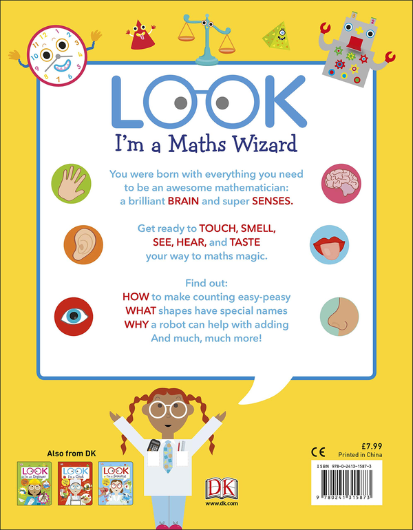 Паперова книга «Look I'm a Maths Wizard» - фото №1