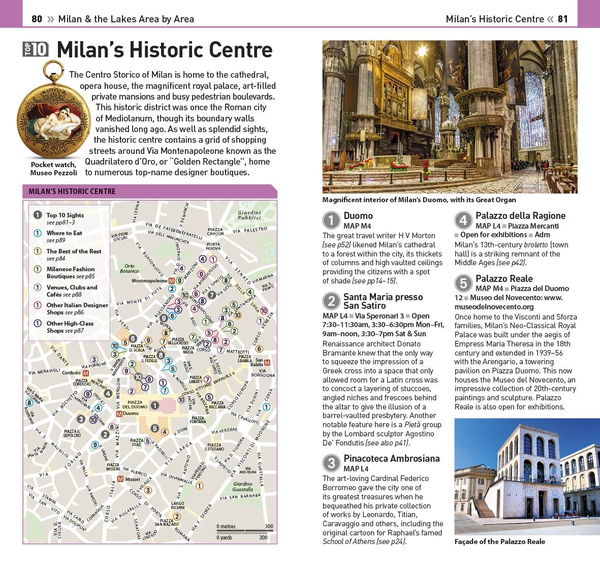 Паперова книга «Milan and the Lakes» - фото №1
