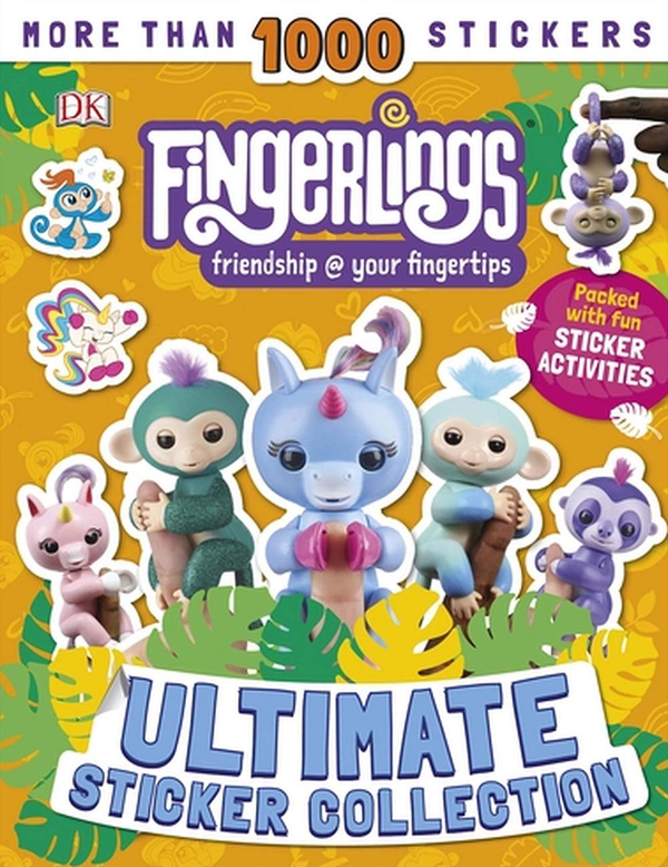 Бумажная книга «Fingerlings Ultimate Sticker Collection» - фото №1