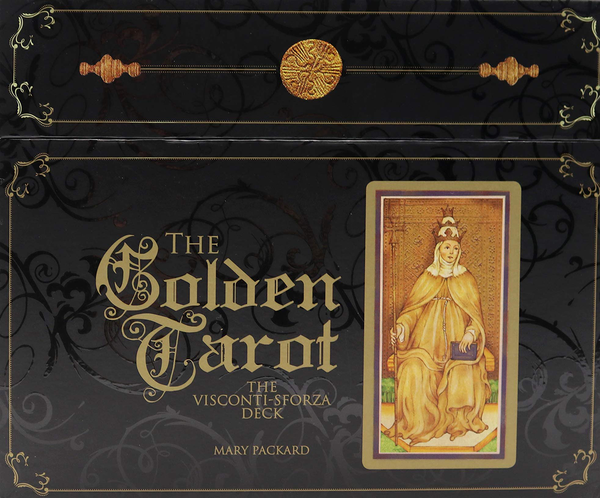 Паперова книга «The Golden Tarot. The Visconti-Sforza Deck», автор Мері Паккард - фото №1