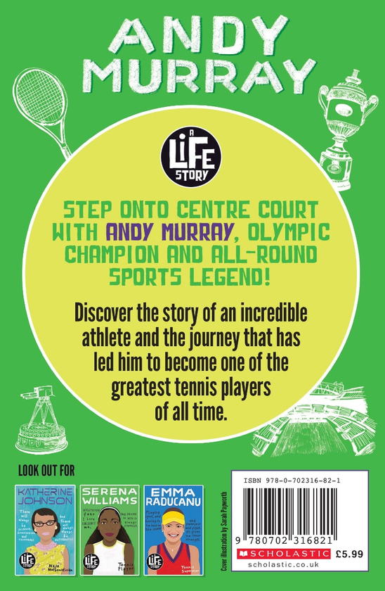 Бумажная книга «Andy Murray (A Life Story)», автор Стивен Дэвис - фото №1