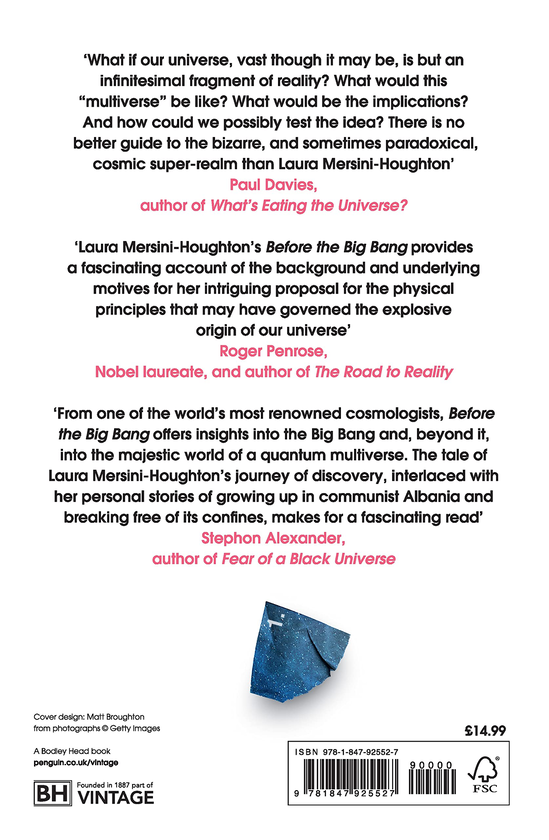 Бумажная книга «Before the Big Bang. The Origin of Our Universe from the Multiverse», автор Лаура Мерсини-Хоутон - фото №1
