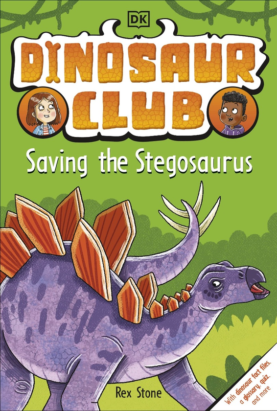 Бумажная книга «Dinosaur Club. Saving the Stegosaurus», автор Рекс Стоун - фото №1