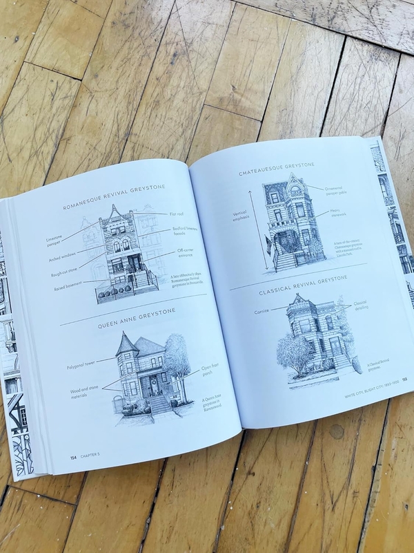 Паперова книга «Chicago Homes: A City Illustrated by Its Everyday Architecture», автор Філ Томпсон - фото №1