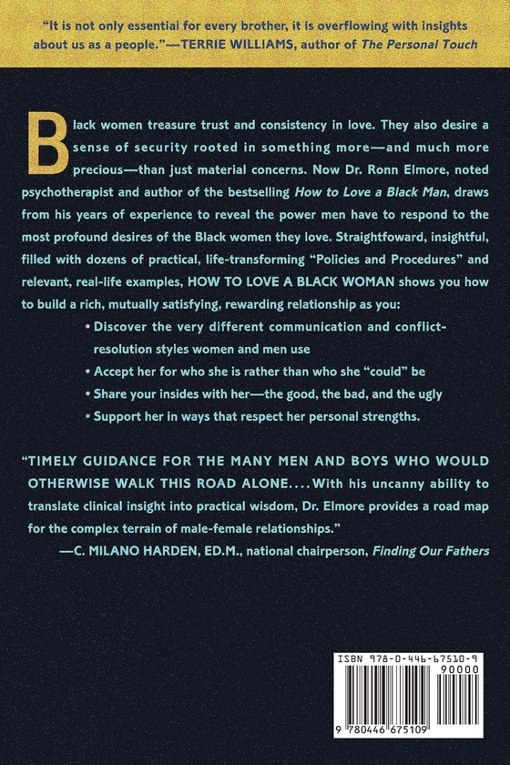 Бумажная книга «How to Love a Black Woman. Give-and-Get-the Very Best in Your Relationship», автор Ронн Элмор - фото №1