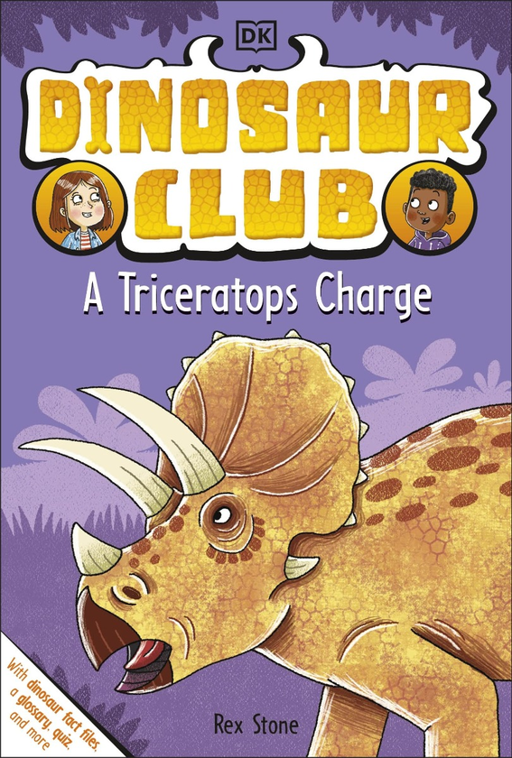 Бумажная книга «Dinosaur Club. A Triceratops Charge», автор Рекс Стоун - фото №1