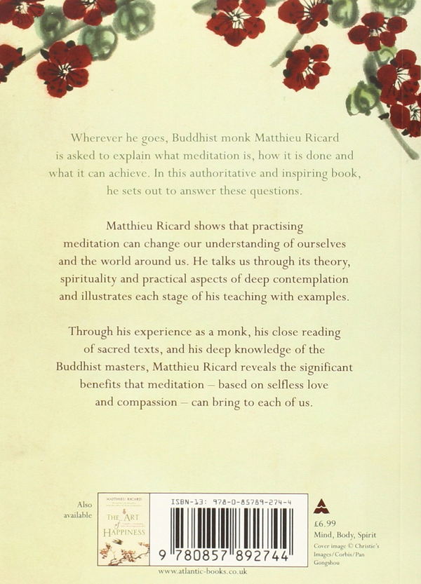 Паперова книга «The Art of Meditation», автор Матьє Рікар - фото №1