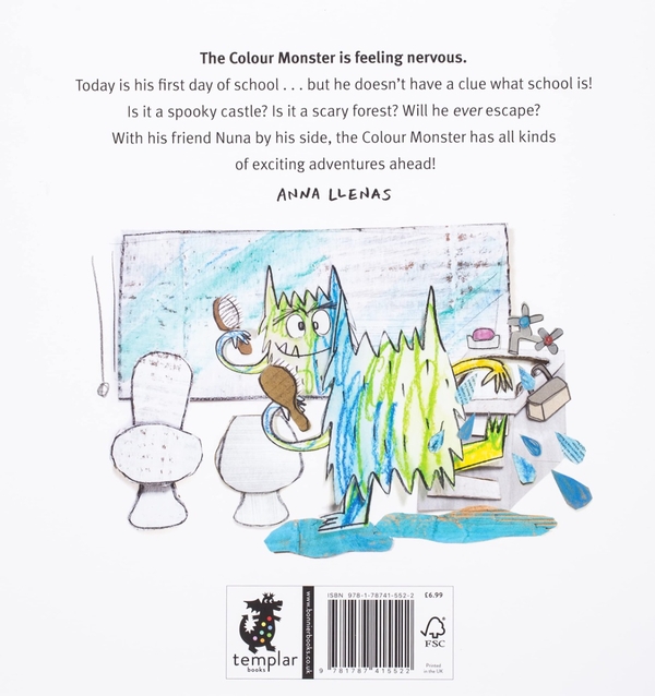 Бумажная книга «The Colour Monster Goes to School», автор Анна Лленас - фото №1